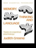 Cover: Memory, Thinking and Language - Routledge