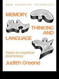 Enlarge image Cover: Memory, Thinking and Language - Routledge