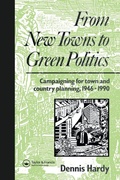Cover: From New Towns to Green Politics - Routledge
