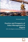 Bild: Practice and Prospects of Value Management in Nigeria - VDM Verlag