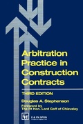 Abbildung von: Arbitration Practice in Construction Contracts - CRC Press