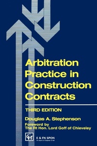 Abbildung von: Arbitration Practice in Construction Contracts - CRC Press