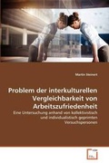Cover: Problem der interkulturellen Vergleichbarkeit von Arbeitszufriedenheit - VDM Verlag