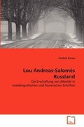 Cover: Lou Andreas-Salomes Russland - VDM Verlag