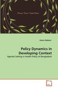 Cover: Policy Dynamics in Developing Context - VDM Verlag