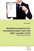Cover: Qualit Tsmanagment Fur Immobilienmakler Nach Din 9001 Und Din 15733 - VDM Verlag