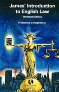 Cover: James' Introduction to English Law - LexisNexis UK