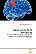 Bild: Shona Lexical Tone Processing - VDM Verlag