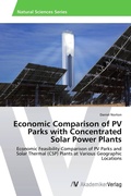Cover: Economic Comparison of PV Parks with Concentrated Solar Power Plants - AV Akademikerverlag