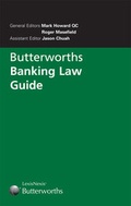 Cover: Butterworths Banking Law Guide - Butterworths Law