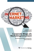 Cover: Corporate Blogs als Marketinginstrument - AV Akademikerverlag