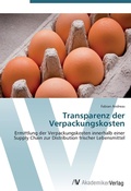 Cover: Transparenz der Verpackungskosten - AV Akademikerverlag