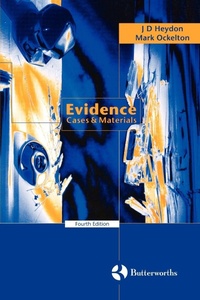 Enlarge image Cover: Evidence - LexisNexis UK