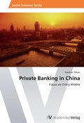 Cover: Private Banking in China - AV Akademikerverlag