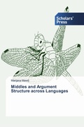 Cover: Middles and Argument Structure across Languages - Scholars' Press