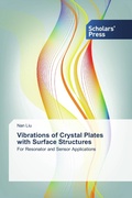 Cover: Vibrations of Crystal Plates with Surface Structures - Scholars' Press