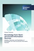 Cover: Knowledge from Semi-structured Information Sources - Scholars' Press