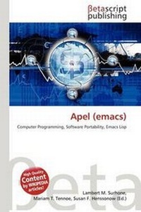 Enlarge image Cover: Apel (Emacs) - OmniScriptum