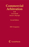 Abbildung von: Mustill & Boyd: Commercial Arbitration: 2001 Companion Volume - Butterworths Law