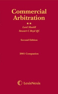 Abbildung von: Mustill & Boyd: Commercial Arbitration: 2001 Companion Volume - Butterworths Law