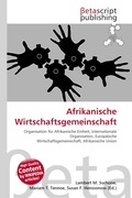 Cover: Afrikanische Wirtschaftsgemeinschaft - OmniScriptum