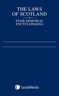 Cover: The Laws of Scotland: Stair Memorial Encyclopaedia Reissue Service - Butterworths Law