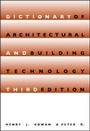 Cover: Dictionary of Architectural and Building Technology - Spon Press