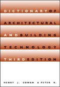 Cover: Dictionary of Architectural and Building Technology - Spon Press