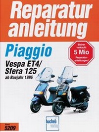 Abbildung von: Piaggio Sfera 125/Vespa ET 4 ab Baujahr 1996 - Bucheli