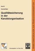 Cover: Qualit&auml;tssicherung in der Kanzleiorganisation - dbv-Verlag (&Ouml;sterreich)
