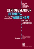 Cover: Erfolgsfaktor Betriebswirtschaft im Klein- und Mittelbetrieb - dbv-Verlag (&Ouml;sterreich)