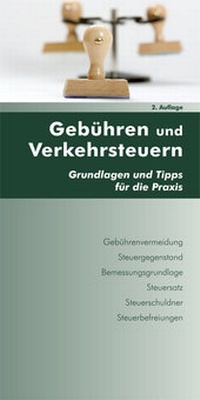 Abbildung von: Gebühren und Verkehrssteuern 2. Auflage - dbv-Verlag (Österreich)