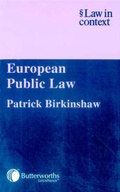Cover: European Public Law - LexisNexis UK