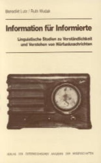 Enlarge image Cover: Information für Informierte - Verlag der österreichischen Akademie der Wissenschaften