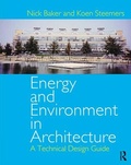 Cover: Energy and Environment in Architecture - Spon Press