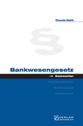 Cover: Bankwesengesetz - Verlag &Ouml;sterreich