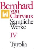 Cover: Bernhard von Clairvaux. S&auml;mtliche Werke Bd. IV - Tyrolia