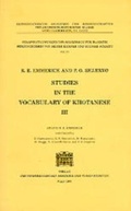 Cover: Studies in the Vocabulary of Khotanese / Studies in the Vocabulary of Khotanese - Verlag der &ouml;sterreichischen Akademie der Wissenschaften