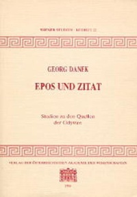 Enlarge image Cover: Epos und Zitat - Verlag der österreichischen Akademie der Wissenschaften