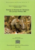 Cover: Beitr&auml;ge zur Kenntnis der &Auml;hrenmaus. Mus spicilegus Peteny, 1882 - Verlag der &ouml;sterreichischen Akademie der Wissenschaften