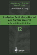 Cover: Analysis of Pesticides in Ground and Surface Water II - Springer