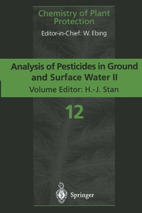 Enlarge image Cover: Analysis of Pesticides in Ground and Surface Water II - Springer