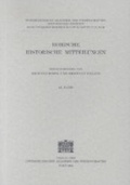 Cover: R&ouml;mische Historische Mitteilungen / R&ouml;mische Historische Mitteilungen - Verlag der &ouml;sterreichischen Akademie der Wissenschaften