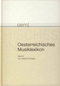 Cover: &Ouml;sterreichisches Musiklexikon / &Ouml;sterreichisches Musiklexikon Band 2 - Verlag der &ouml;sterreichischen Akademie der Wissenschaften