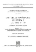 Cover: Mitteleurop&auml;ische Schulen II (ca. 1350-1410) - Verlag der &ouml;sterreichischen Akademie der Wissenschaften