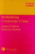 Cover: Rethinking Corporate Crime - LexisNexis UK