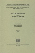 Cover: Wiener Zeitschrift f&uuml;r die Kunde S&uuml;dasiens und Archiv f&uuml;r Indische Philosophie, Band 46 (2002) - Vienna Journal of South Asian Studies, Vol. 46 (2002) - Verlag der &ouml;sterreichischen Akademie der Wissenschaften
