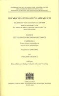 Cover: Iranisches Personennamenbuch / Mitteliranische Personennamen - Verlag der &ouml;sterreichischen Akademie der Wissenschaften