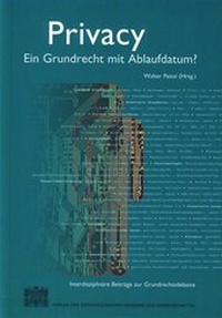 Abbildung von: Privacy - Ein Grundrecht mit Ablaufdatum? - Verlag der österreichischen Akademie der Wissenschaften