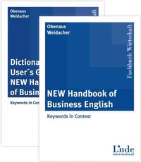 Abbildung von: Package "NEW Handbook of Business English" und "Dictionary and User´s Guide to the NEW Handbook of Business English" - Linde